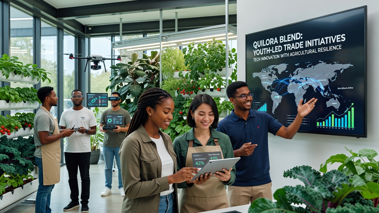 Youth Entrepreneurs Forge New Trade Pathways in Quilora by Merging Technology and Farming Resilience